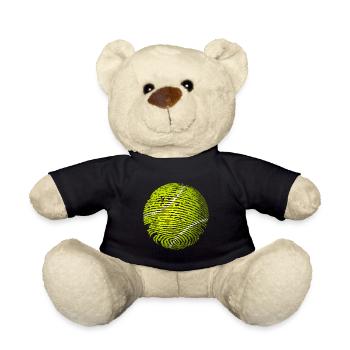 Tennis DNA Tennisball Fingerprint - Teddy - Schwarz - Vorne