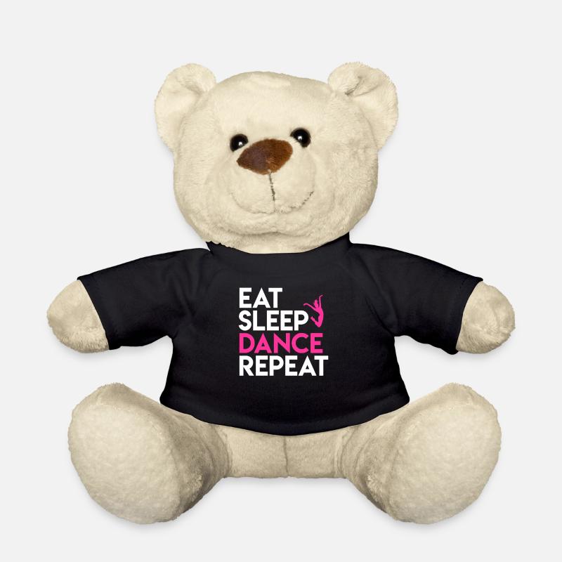 Tanz und Lebensmotto Design - Teddy - Schwarz