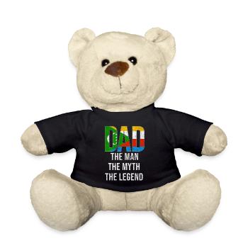 Komoren Vater Vatertag - Teddy - Schwarz - Vorne