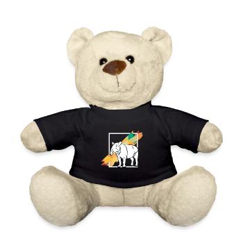 Tapir - Teddy Bear - black - Front