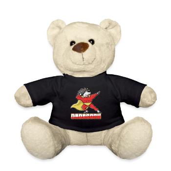 Father's Day Dad Daddy Super Unicorn Gift - Teddy Bear - black - Front