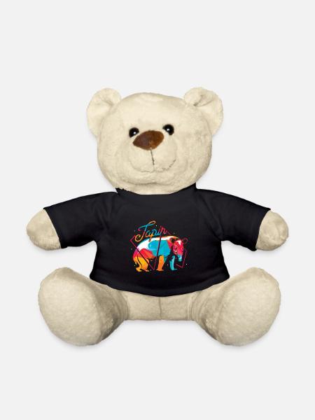 Tapire Polygon - Teddy - Schwarz