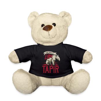 tapirs - Teddy Bear - black - Front