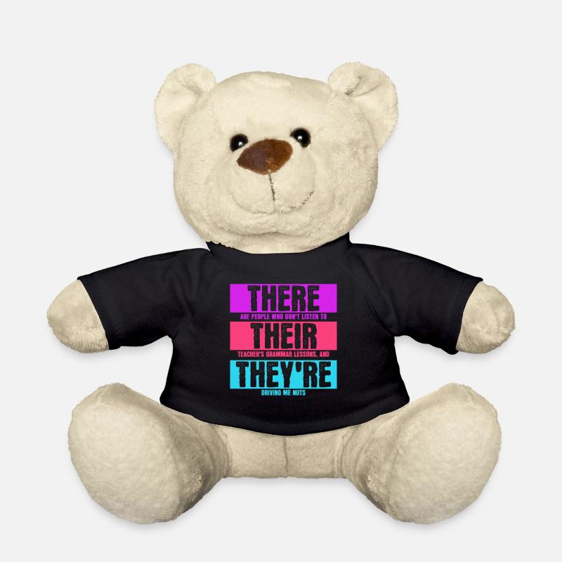 English teacher - Teddy Bear - black
