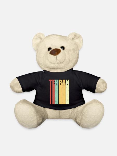 Tehran Iran vintage - Teddy Bear - black