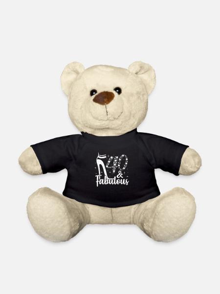 40th birthday - Teddy Bear - black