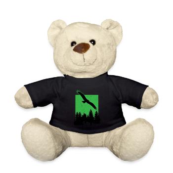 Seeadler Greifvogel Adler - Teddy - Schwarz - Vorne
