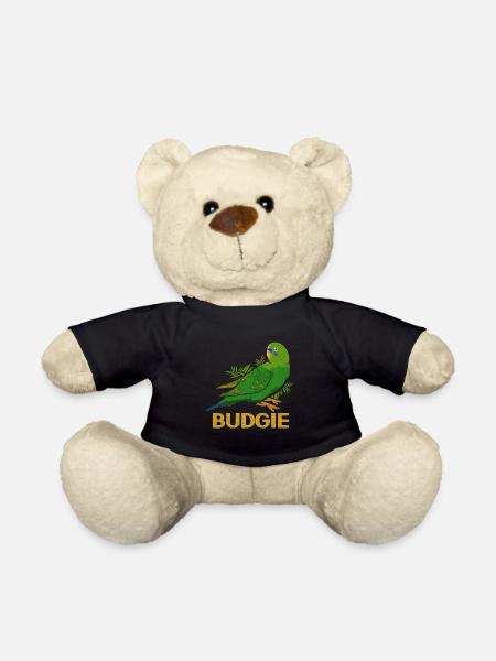 Budgie - Teddy Bear - black