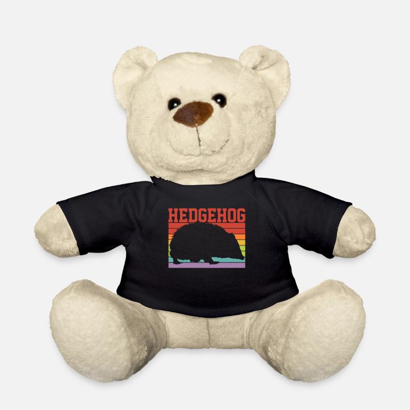 Hedgehog hedgehog - Teddy Bear - black