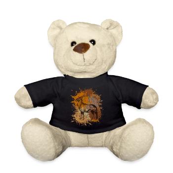 Antelope wildlife africa safari savanna hunting - Teddy Bear - black - Front