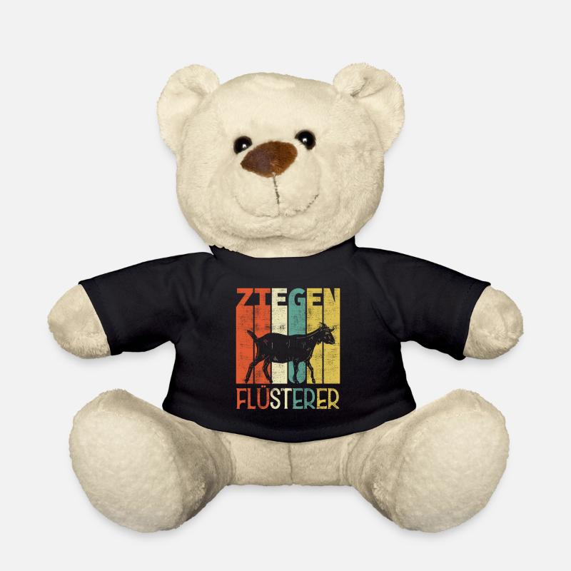 Ziegen Flüsterer Lustiges Landwirt Bauer Ziege - Teddy - Schwarz