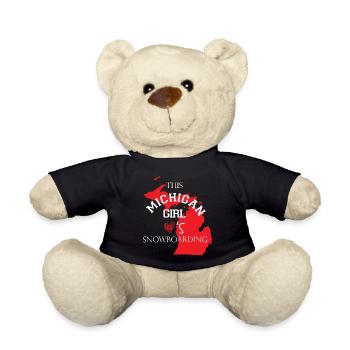 Michigan Girl Snowboarding - Teddy - Schwarz - Vorne