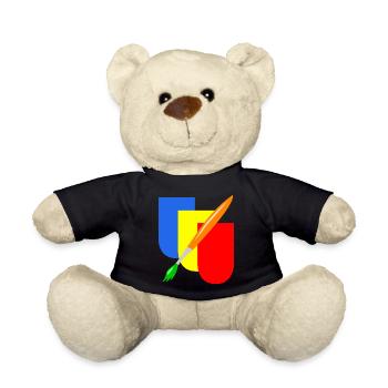 maler wappen handwerk - Teddy - Schwarz - Vorne