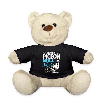 Tauben Rennen Taubenzüchter Brieftaube Turteltaube - Teddy - Schwarz - Vorne