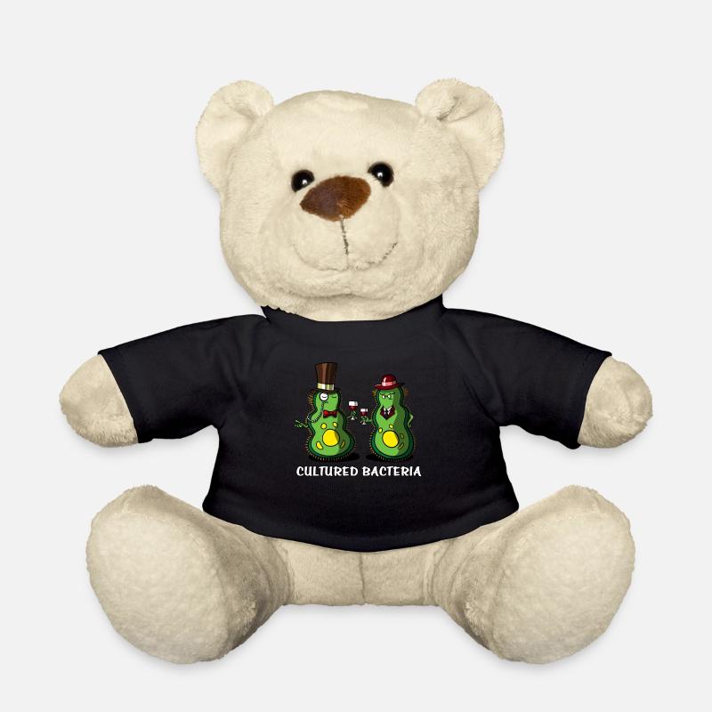 Biologie Science Bactéries Cultivées Drôle - Nounours - noir