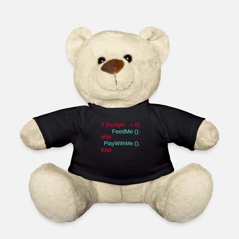 Lustiges Geschenk Programmierer Baby Kind Nerds - Teddy - Schwarz