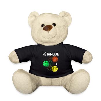 Pétanque Bocce Raffa Boule Sport Ball Petanque - Teddy Bear - black - Front