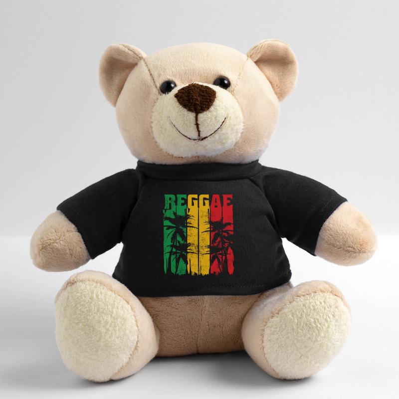 Reggae Rasta Rastafarian Jamaica Retro Cool Gift Teddy Bear