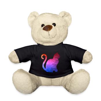 Geometric Animal Geometric Animal Cat - Teddy Bear - black - Front