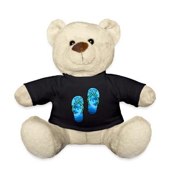 Flip Flops - Teddy - Schwarz - Vorne
