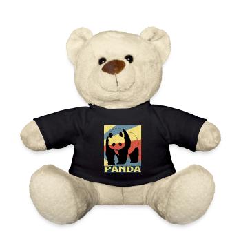 Panda - Teddy - Schwarz - Vorne