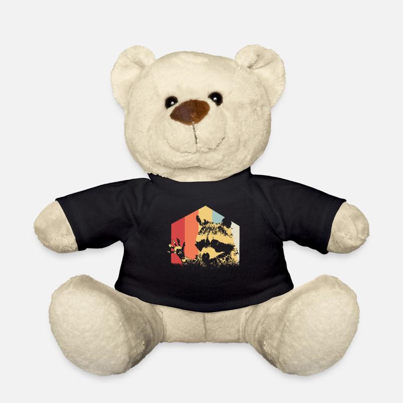 Raton laveur Vintage - Nounours - noir