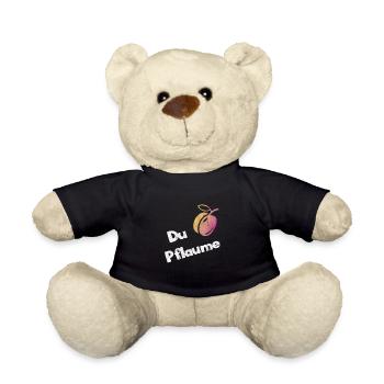 Du Pflaume - Teddy - Schwarz - Vorne