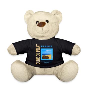 Dune du Pilat - Tshirt, cups, mask ... - Teddy Bear - black - Front