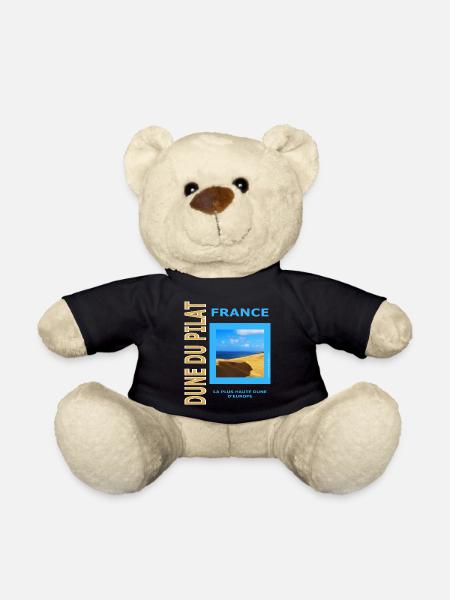 Dune du Pilat - Tshirt, tasses, masque ... - Nounours - noir