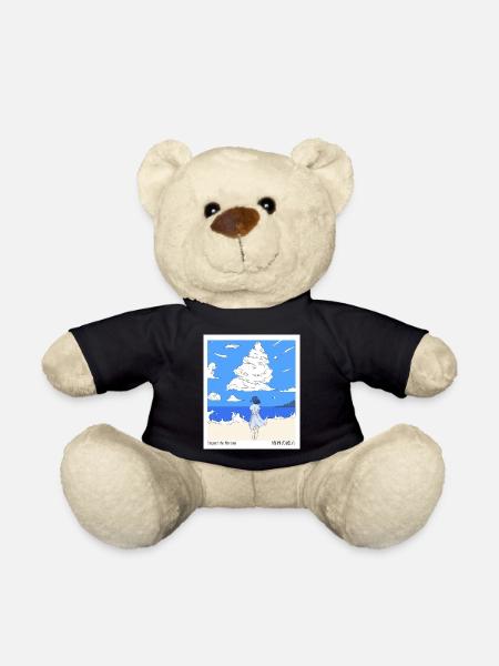 Beyond the horizon - Teddy Bear - black