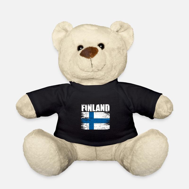 Finland - Teddy Bear - black