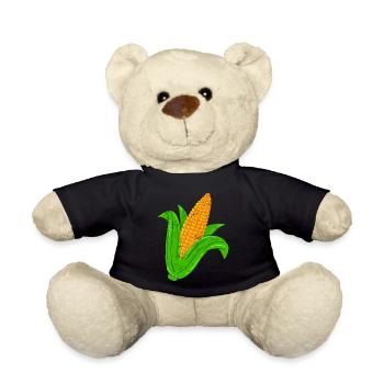 Vintage corn - Teddy Bear - black - Front