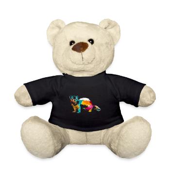 Frettchen - Teddy - Schwarz - Vorne