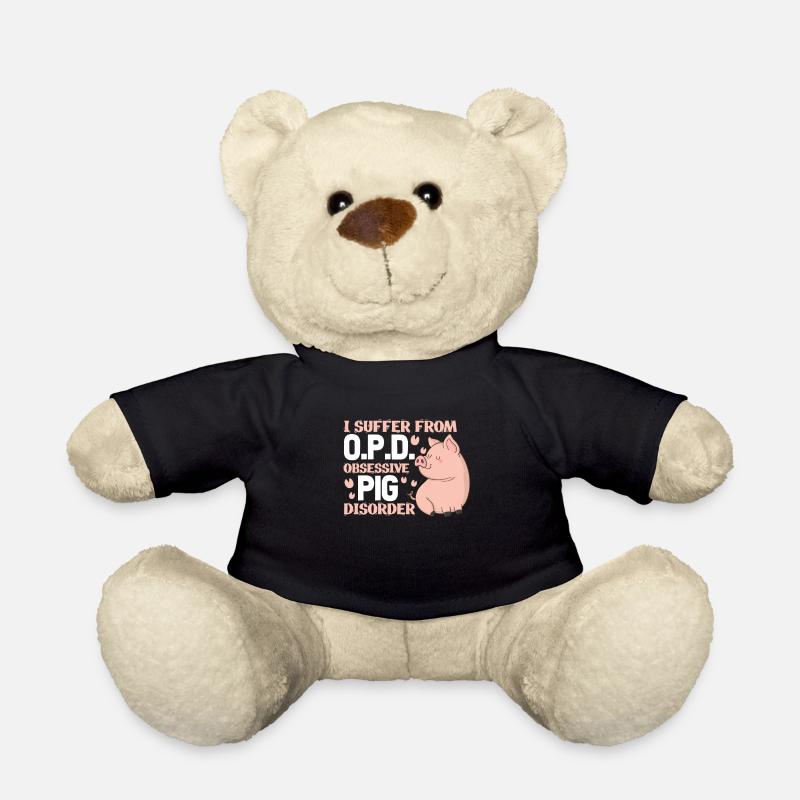 Pig pig pig pig - Teddy Bear - black