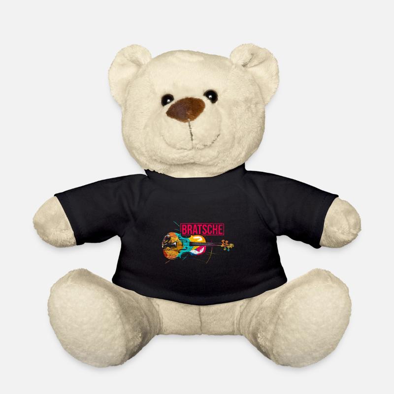 Bratsche Geschenk - Teddy - Schwarz