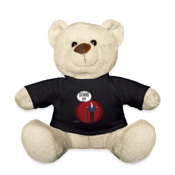 Comédie fraîche ou cadeau comique - Nounours - noir - Devant
