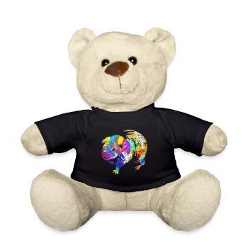 Cadeau cochon d'Inde - Nounours - noir - Devant