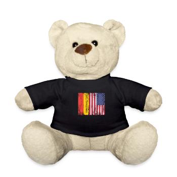 Deutschland USA Vereinigte Staaten von Amerika 763 - Teddy - Schwarz - Vorne