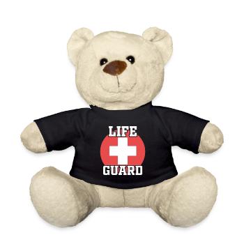 Bademeister Lifeguard Rettungsschwimmer - Teddy - Schwarz - Vorne