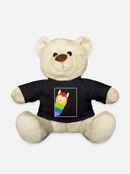 RAINBOW ALPACA - Teddy - Schwarz