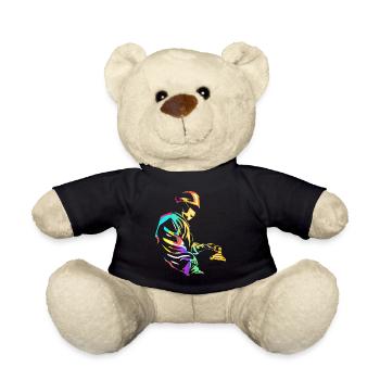 Anesthetist anesthesia gift - Teddy Bear - black - Front