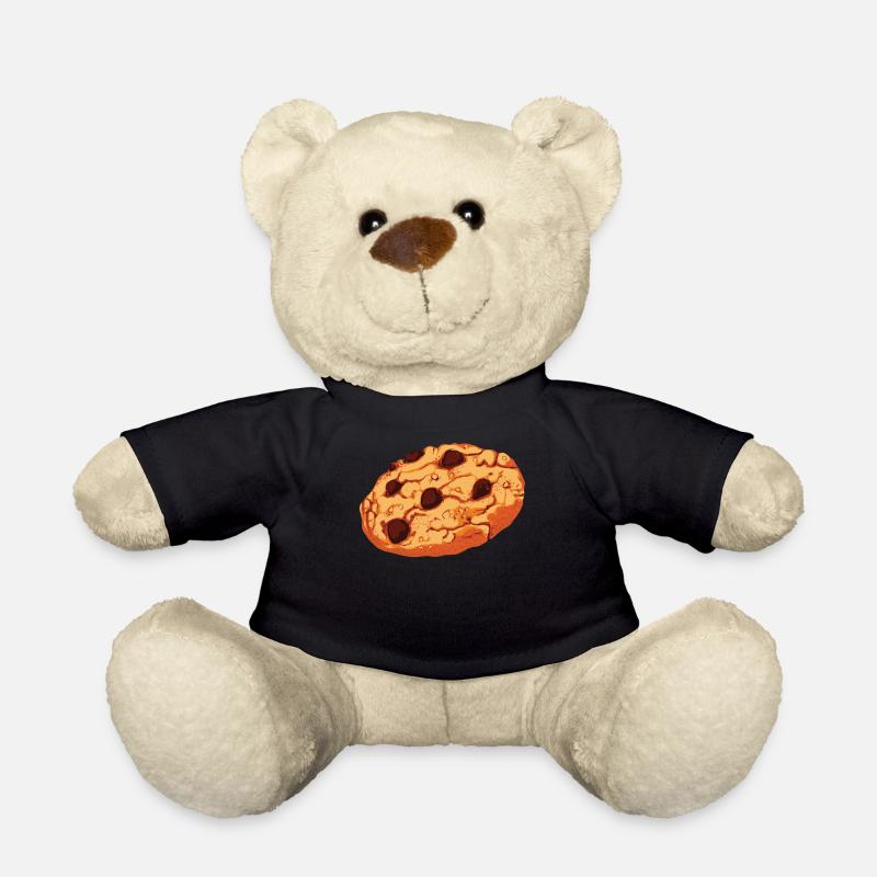 Chocolate Chip Cookie Grafik Riesenplätzchen - Teddy - Schwarz