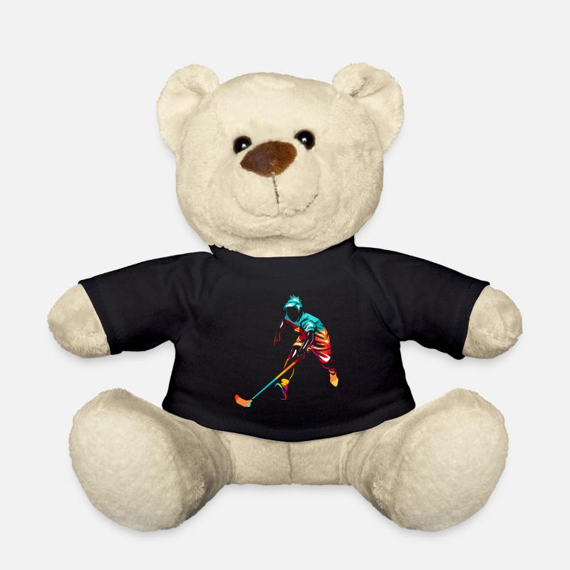 Floorball - Teddy - Schwarz