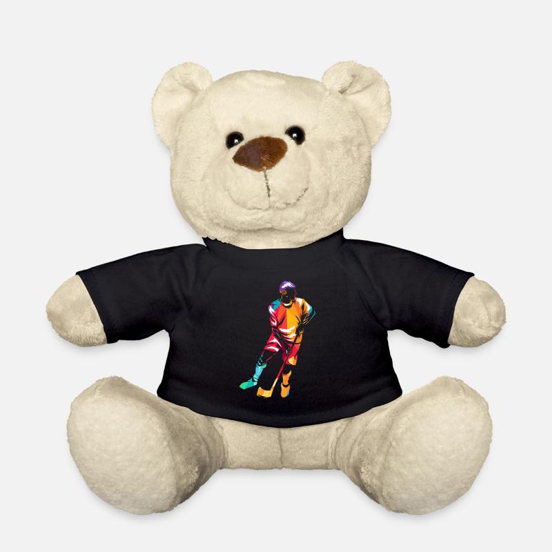 Floorball - Teddy - Schwarz