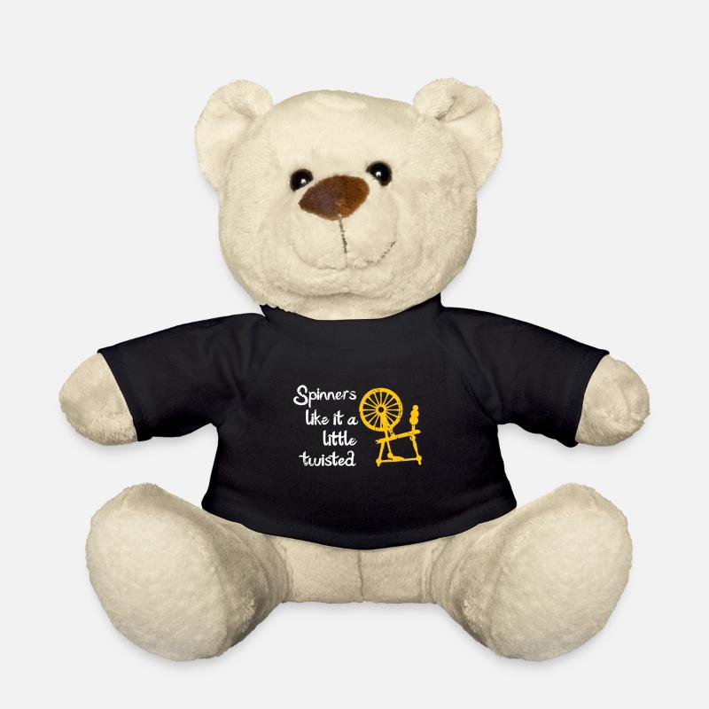 Wolle Hand Spinnerei - Teddy - Schwarz
