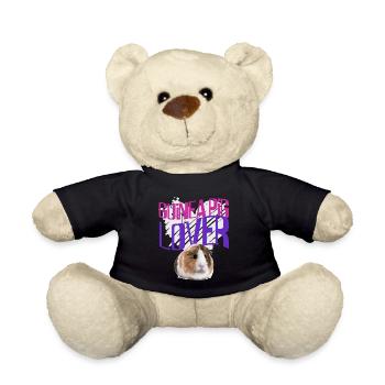 Meerschweinchen Tier Geschenk - Teddy - Schwarz - Vorne