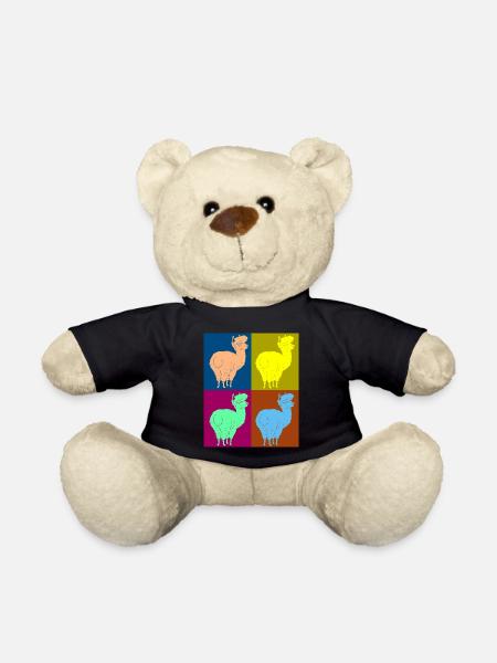 Alpaca alpaca - Teddy Bear - black