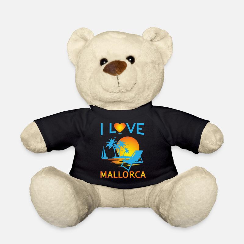 J'aime Majorque - Nounours - noir