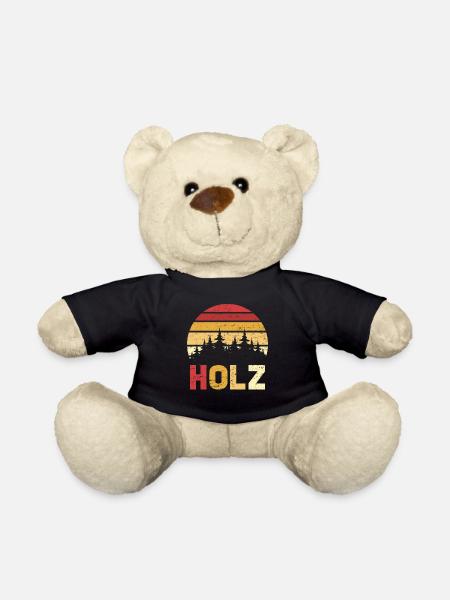 Holzbearbeitung Holz Holz Holz - Teddy - Schwarz