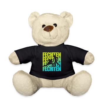 Escrime Degen Escrimeur Arts martiaux - Nounours - noir - Devant